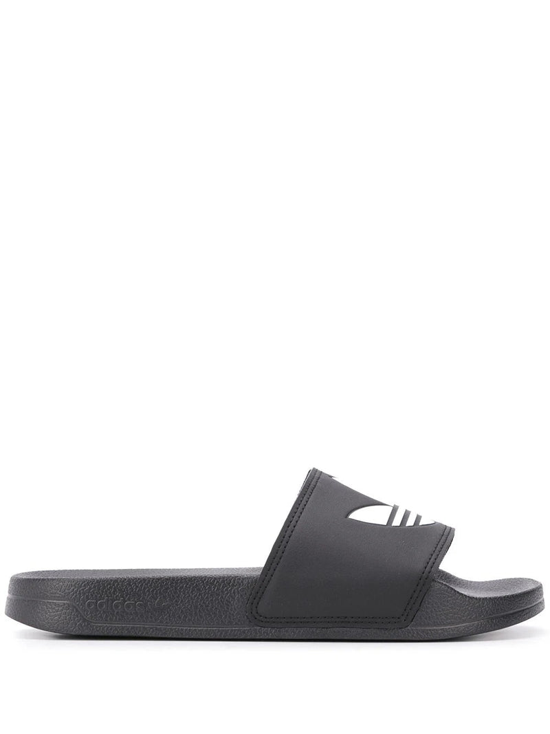First Copy Adidas Adilette Lite Comfort Black White Flip-Flop