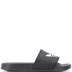 First Copy Adidas Adilette Lite Comfort Black White Flip-Flop