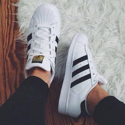 First Copy Adidas Superstar White Leather Shoes for Men AS1